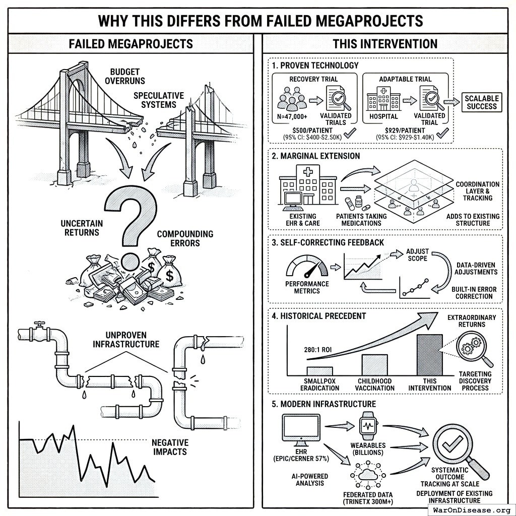 Why giant health IT projects fail (they’re giant) versus why small connected systems work (they’re small).