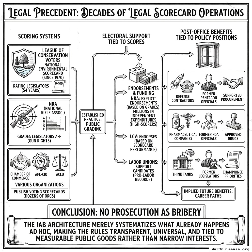 All the things people already do to influence politics, which are legal. We’re just doing them on purpose and at the same time, which is still legal, but more efficient.